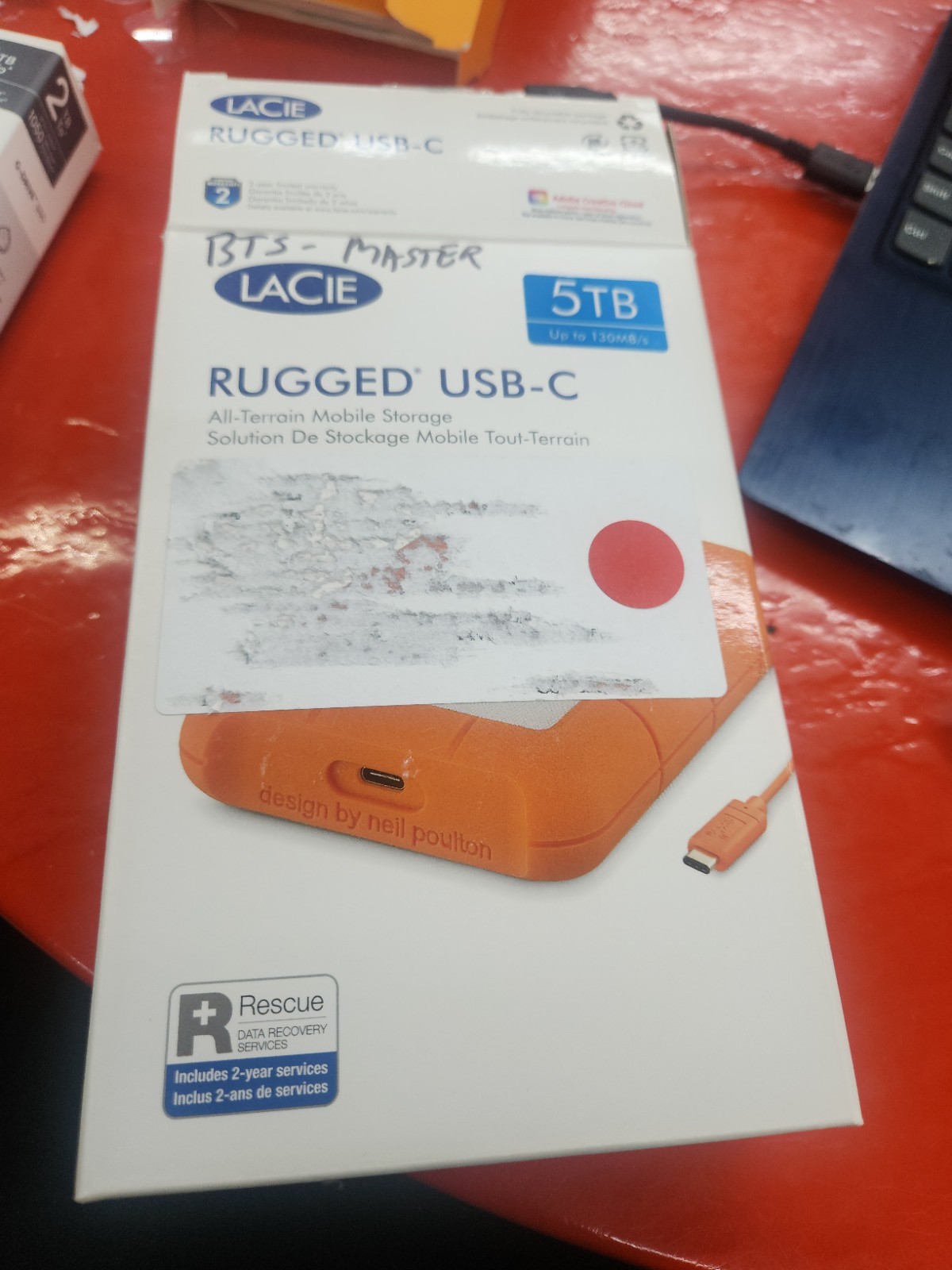 LaCie Rugged Mini 5TB,External,2.5 inch (STJJ5000400) Portable Hard Drive