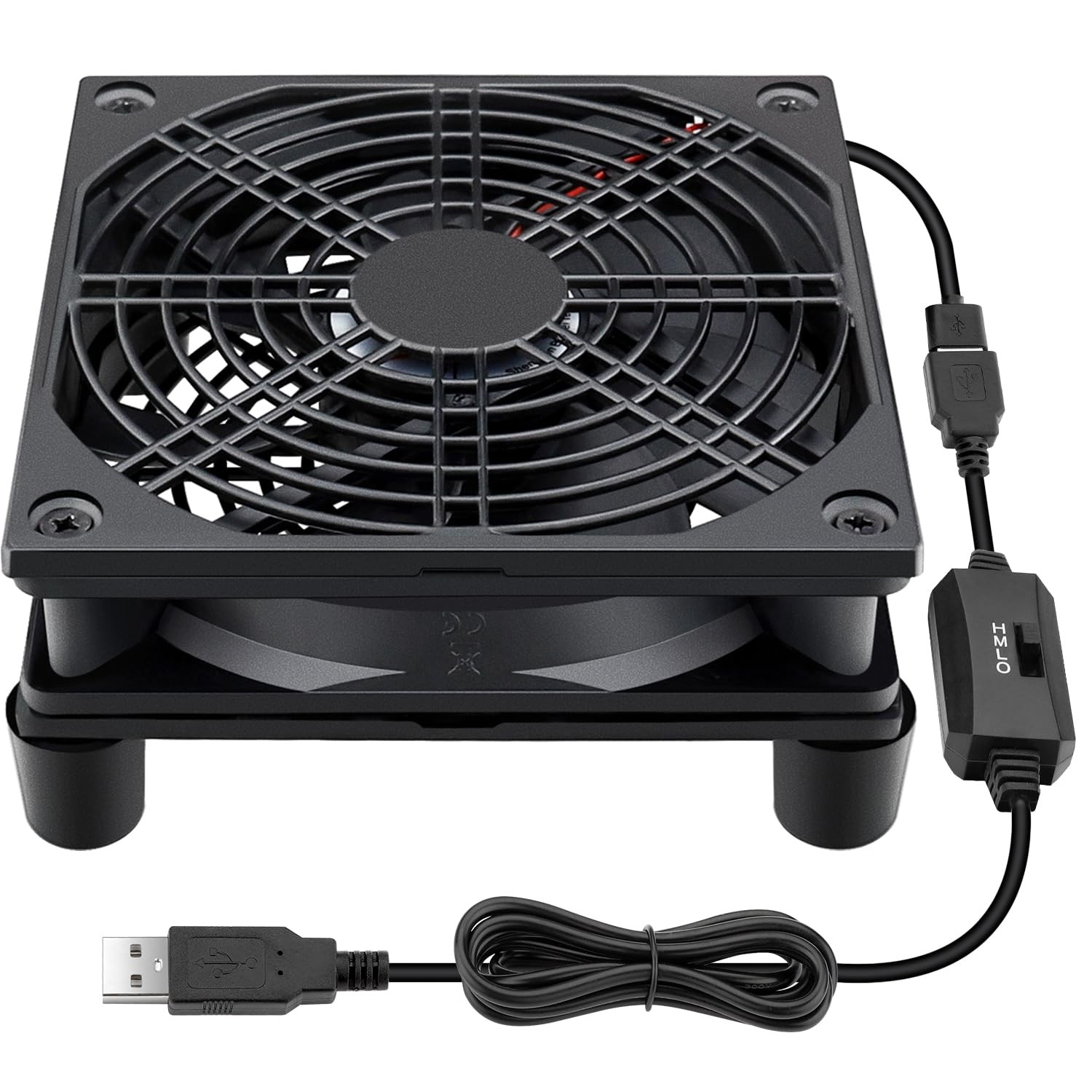 Wathai Cooling Case Fan for Receiver DVR Xbox TV Box Router 120mm x 25mm 5V...