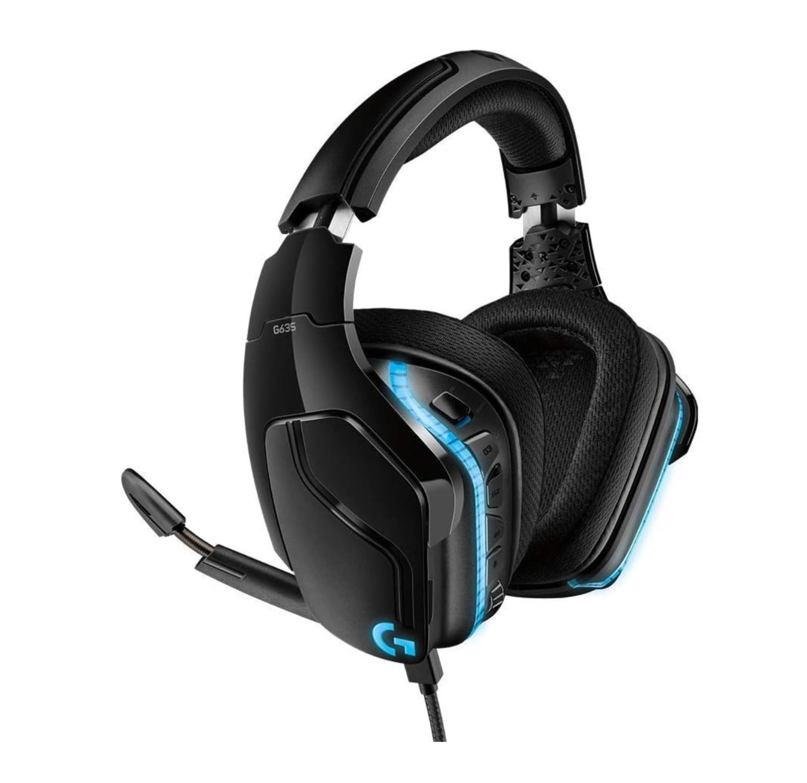 Logitech G635 LIGHTSYNC Surround Sound Gaming Headset - Black