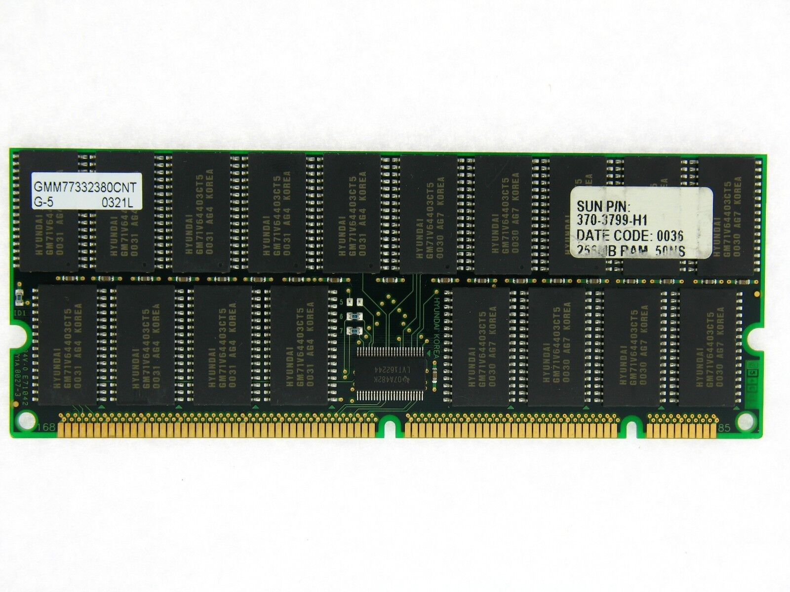 Sun Memory 370-3799 256MB Memory module (Half Kit X7039A) Ultra 10 Ultra5 TESTED