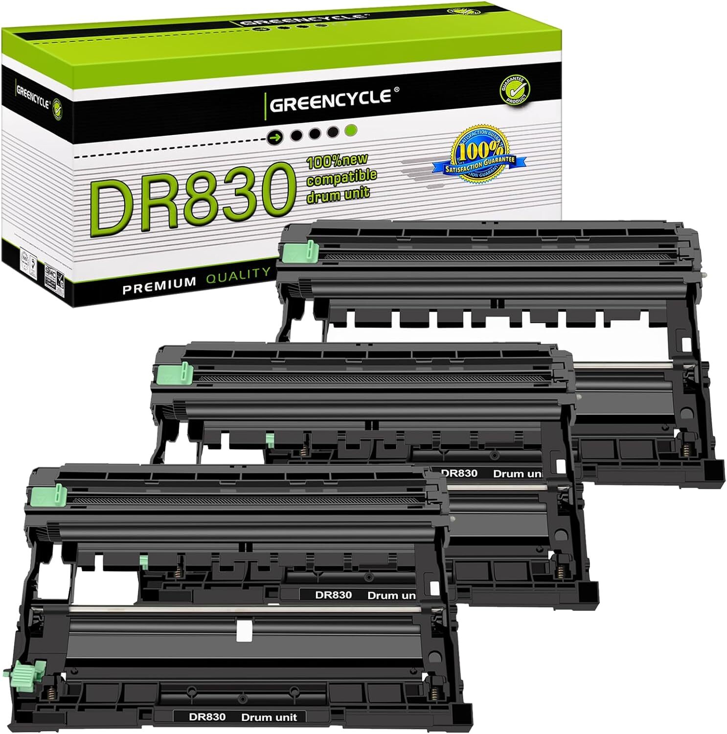 3PK DR830 Drum for Brother TN DR-830 DCP-L2647DW MFC-L2760DW HL-L2865DW Printer