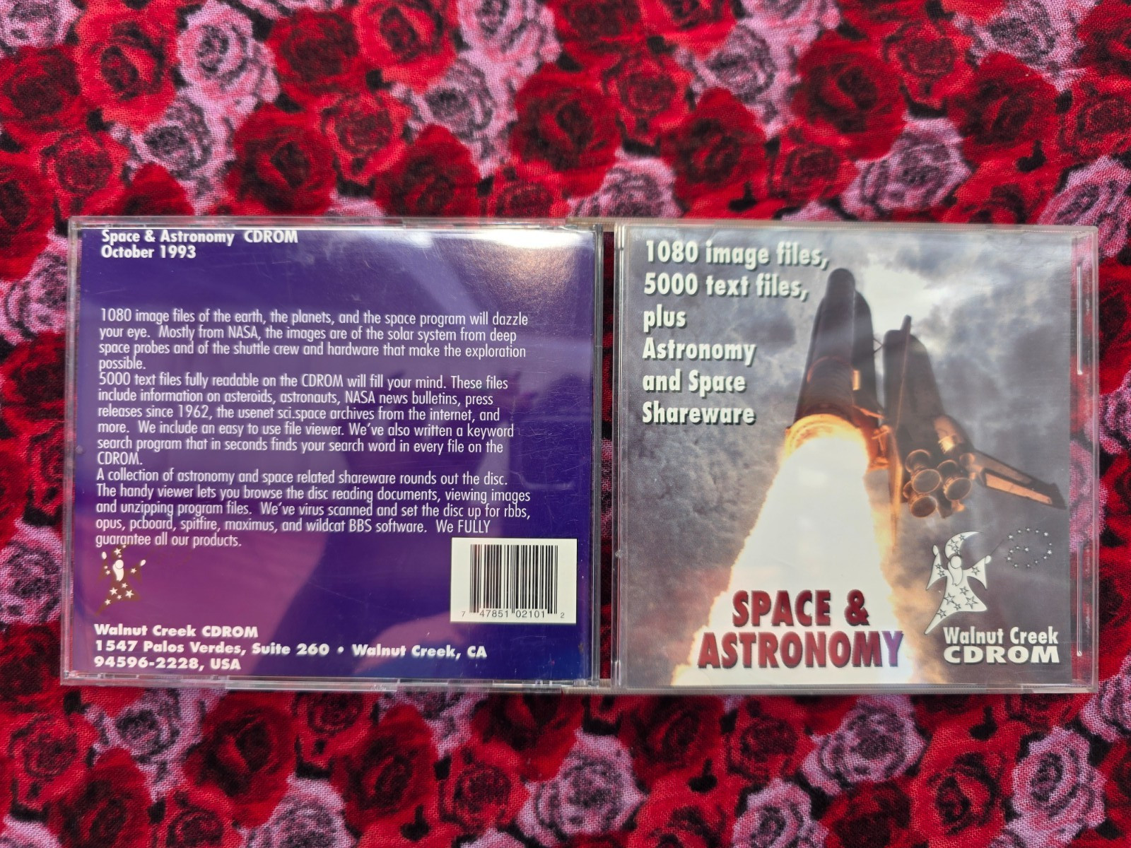 Space & Astronomy Vintage CD-ROM October 1993 Walnut Creek NASA Images Text File