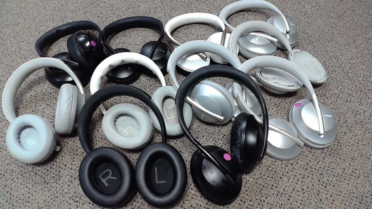 Lot of 11 Bose NC700 700 Headphones with Various Problems