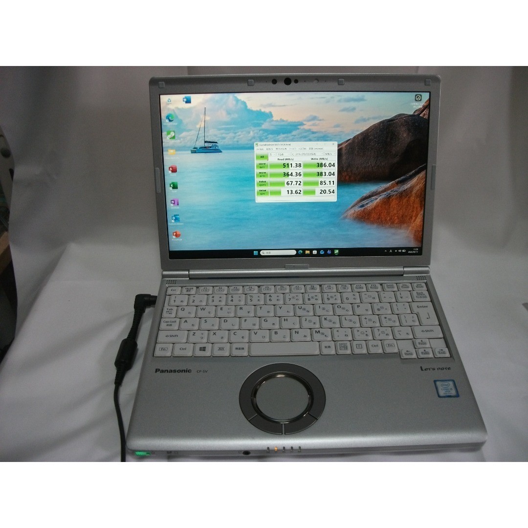 Panasonic Let's Note CF-SV8 12.1 i5-8365U 8GB 256GB Win11 JP Key w/ AC
