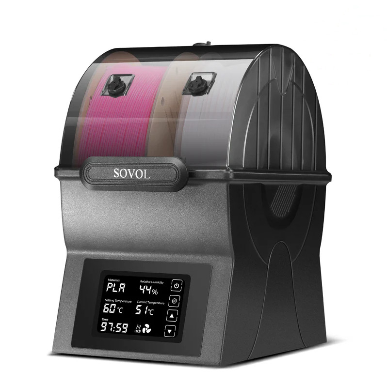 Sovol Filament Dryer SH02 Dry Box Filament Dehydrator with Touch Screen PTC Heat