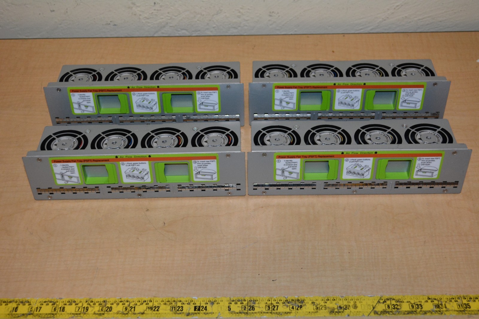 Lot 4x Sun Microsystems Fan Modules 371-2524-01 "BL" 