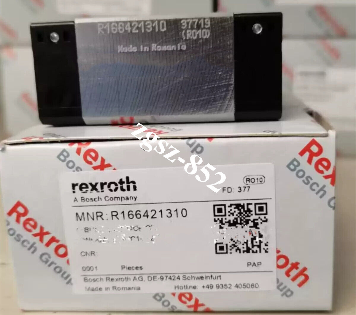 New R166421310 Rexroth linear guide slider Fast Shipping FedEx or DHL