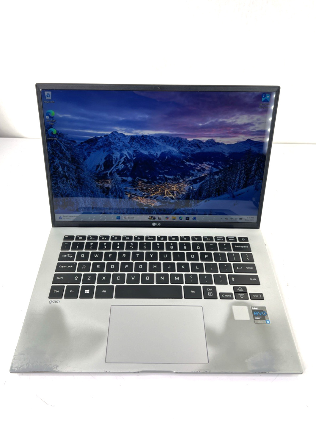 LG Gram 14Z90P 14" i5-1135G7 8GB 256GB SSD Win 11 Pro Laptop AC Adapter READ