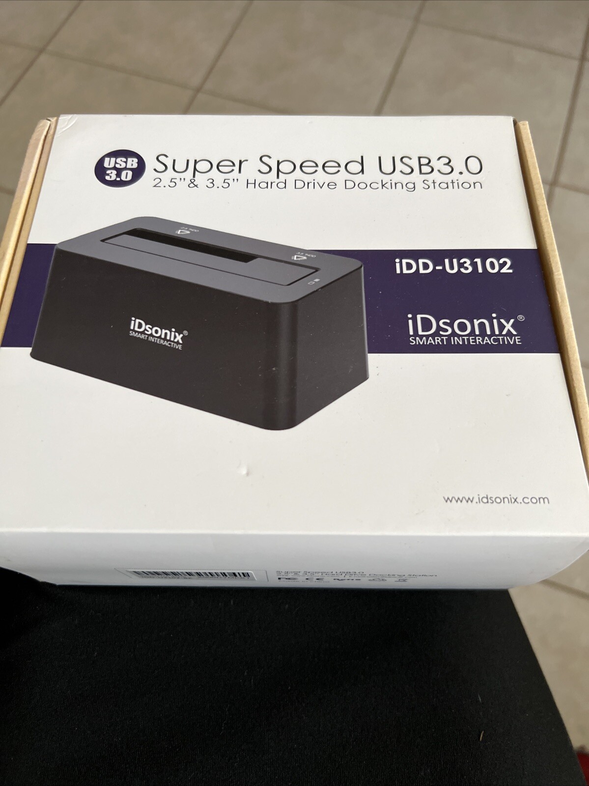 iDsonix Super Speed USB3.0 Hard Drive Docking Station 