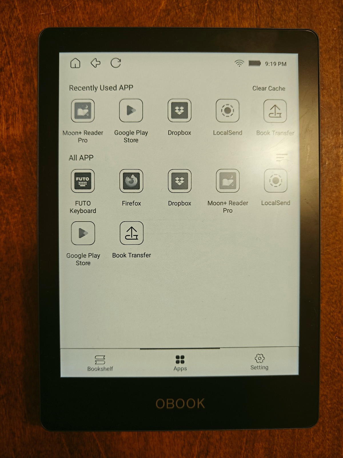 OBOOK6 eReader (4G+64G), 6" 300ppi Matte Display, Android, Blue