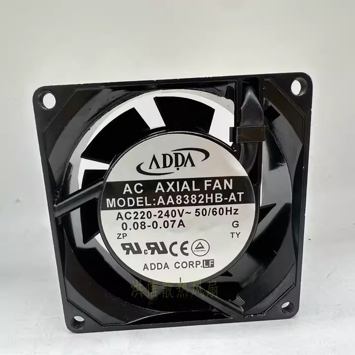 1PCS ADDA 8038 AA8382HB-AT 220-240V 0.08-0.07A 80*38MM AC Fan