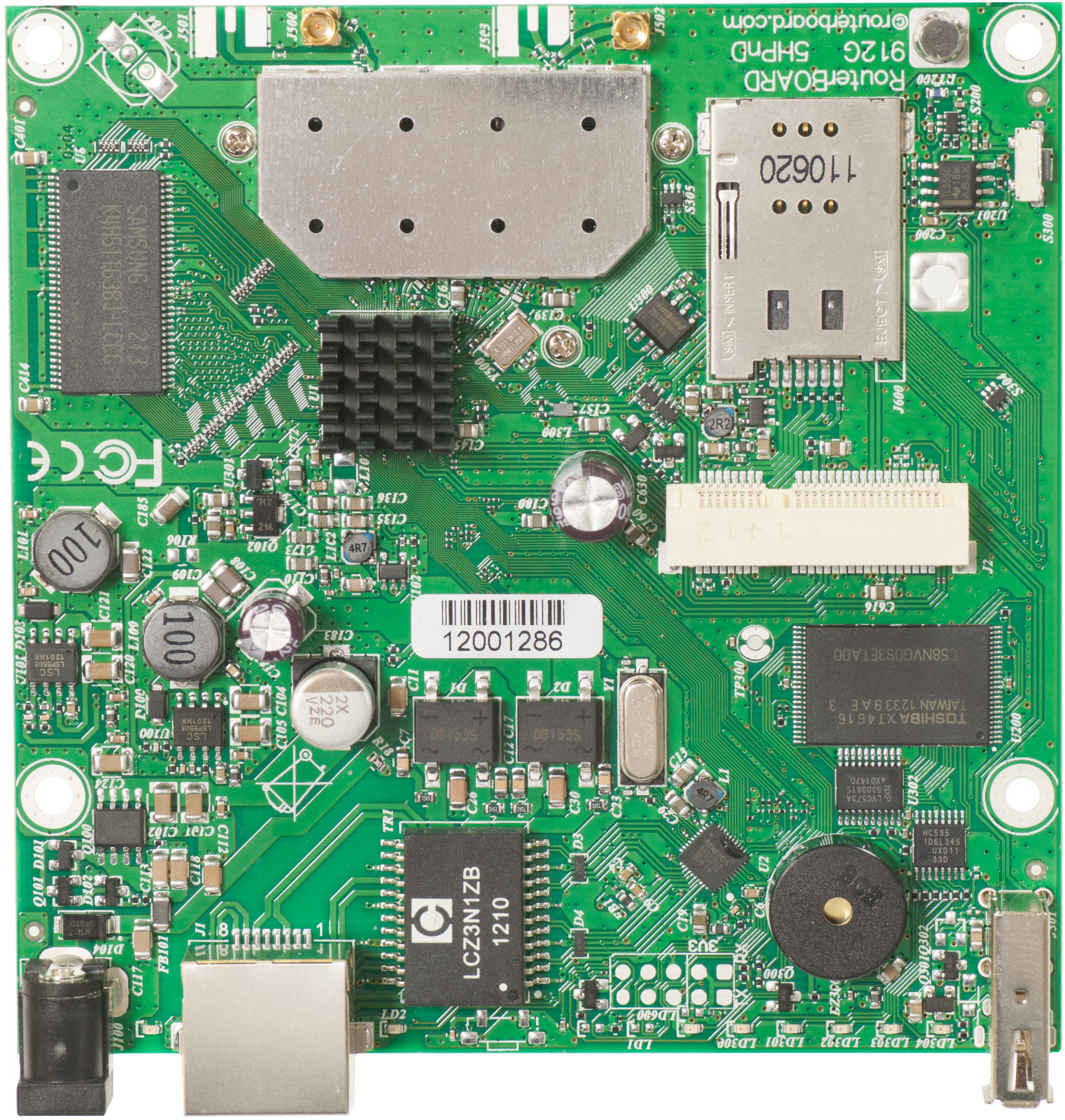 MikroTik RB912UAG-5HPnD-US 5GHz WiFi 4 RouterBOARD Gigabit RouterOS L4 USA