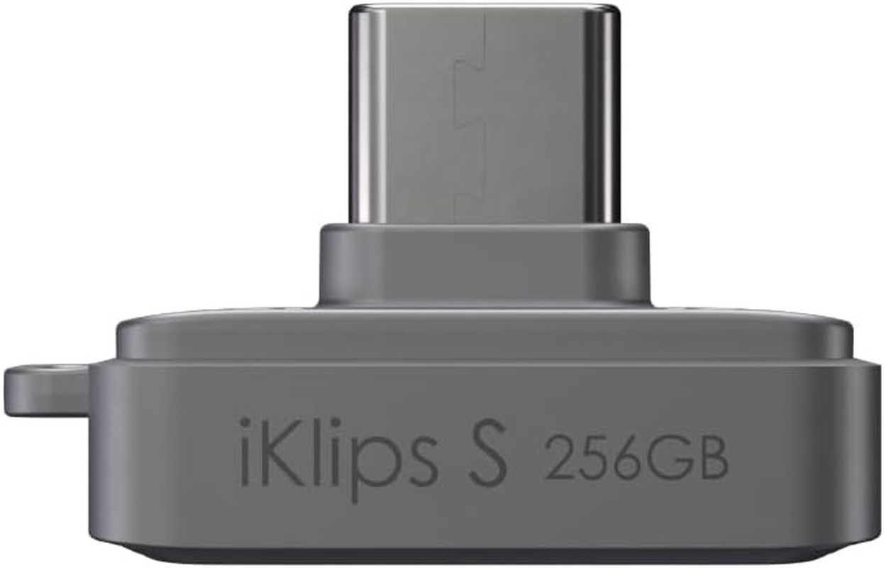 ADAM elements iKlips S USB-C Nano Touch 256GB Fingerprint Encrypted External SSD