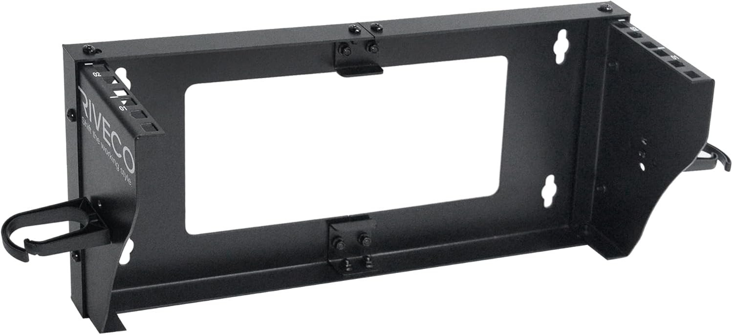 RIVECO 2U Wall Mount Rack for Network Reinforced Heavy Load 66LBS Small Serve...