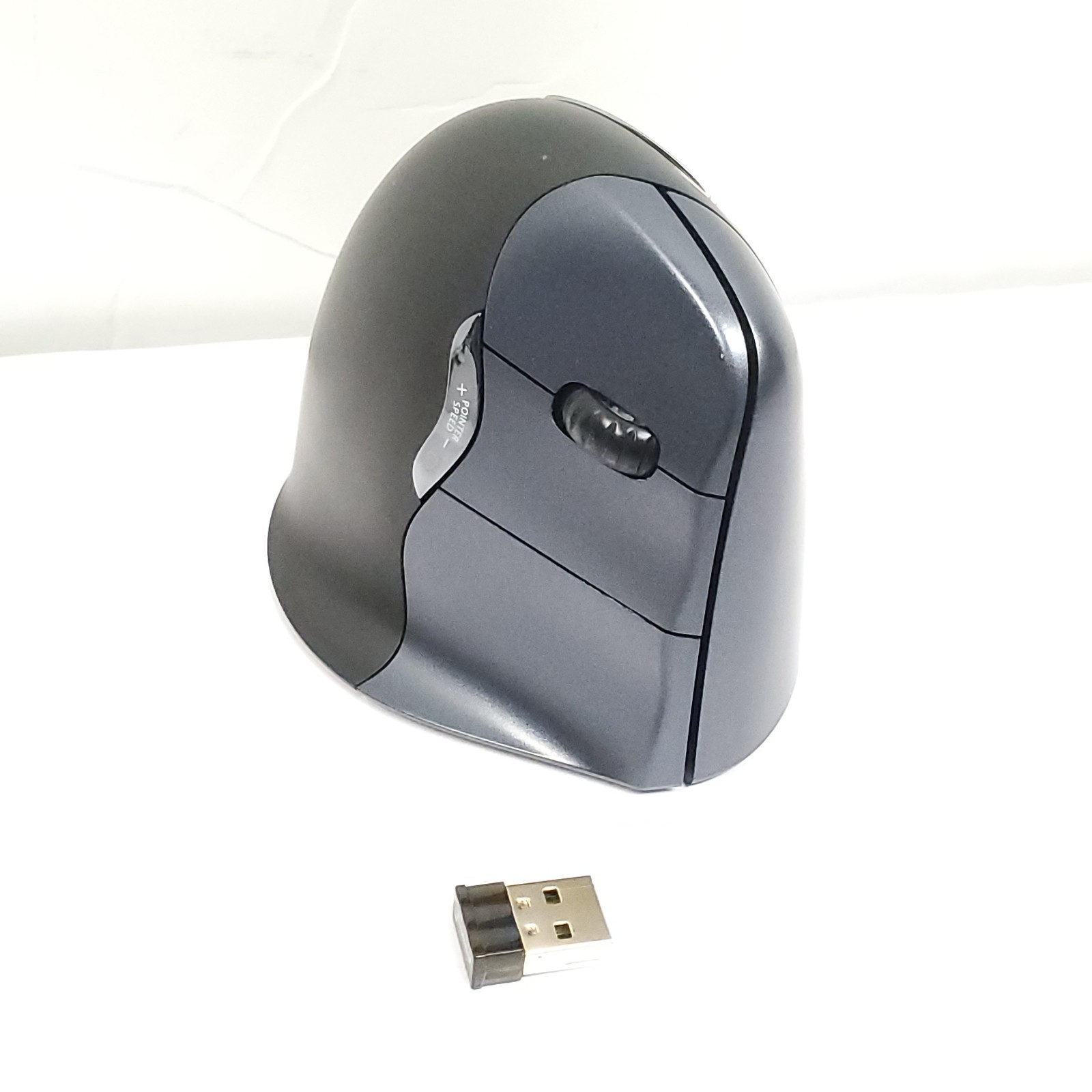 Evoluent VM4RW Vertical Mouse 4 Right Hand Ergonomic Mouse Wireless w/ Dongle