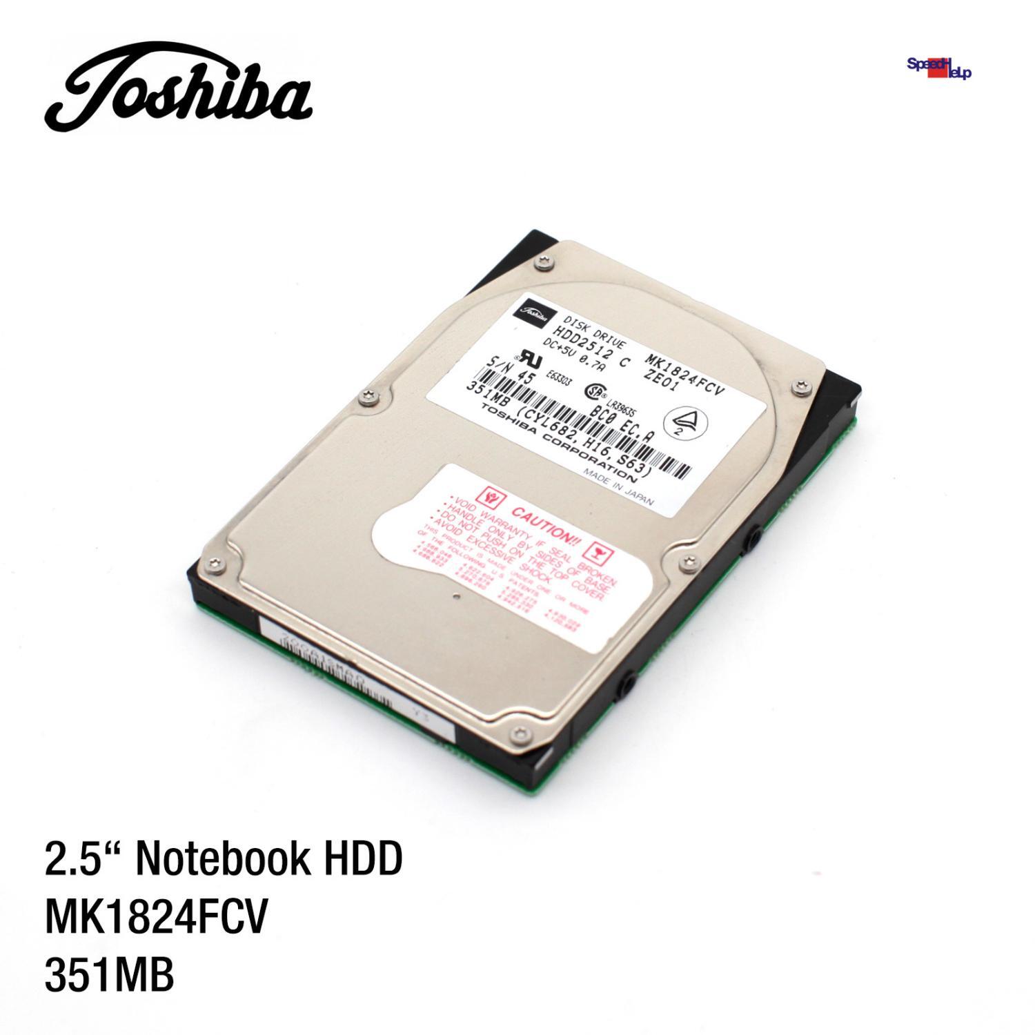 Hdd Hard Disk for Notebook Laptop 286 386 8086 340 351mb 2.5" Retro