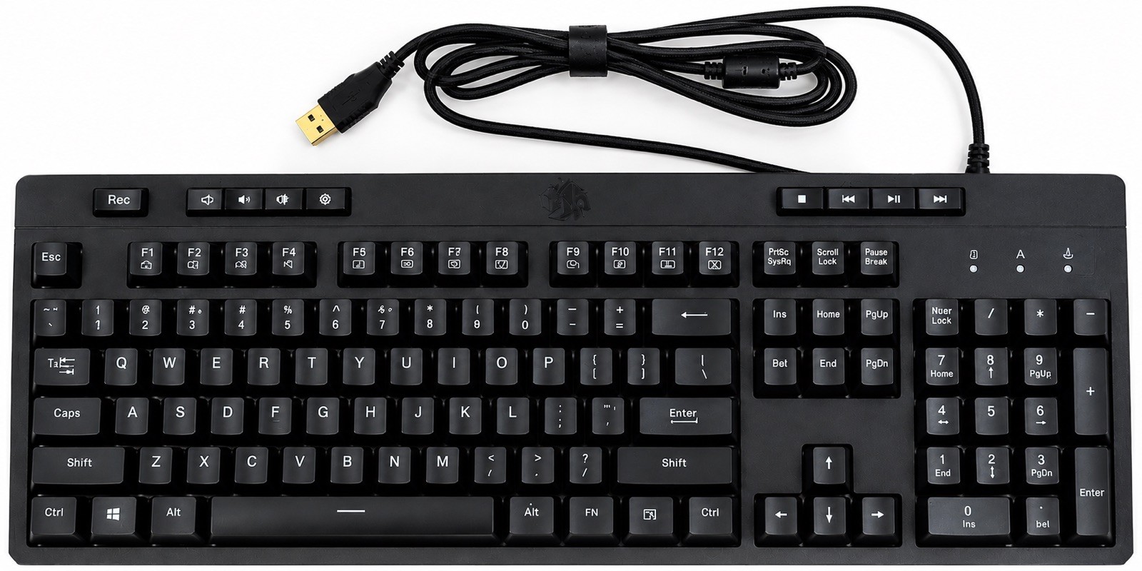 Redragon K512 Shiva Wired Gaming Keyboard, Black #1