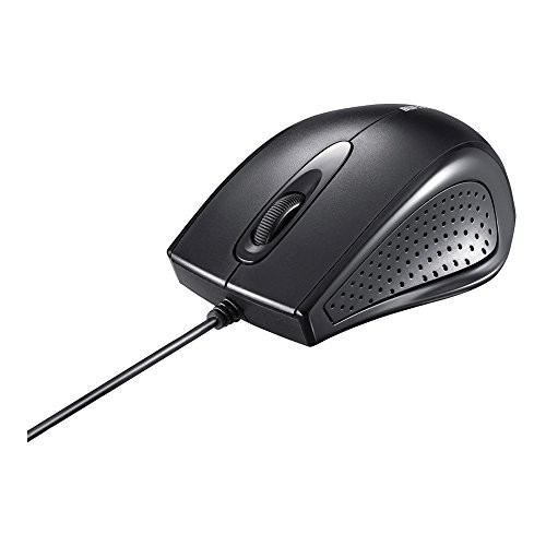 Buffalo Wired Mouse 3 Buttons IR Optical Black BSMRU055BKfrom JP