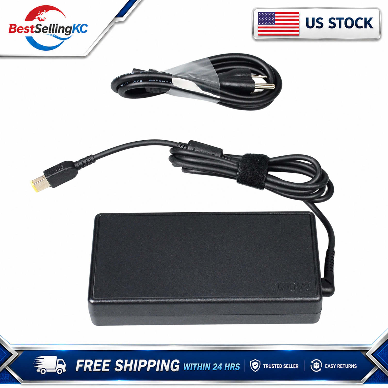 170W AC Power Adapter Charger for Lenovo Legion 14/15/17 Y7000 P50 P51 P52 R720