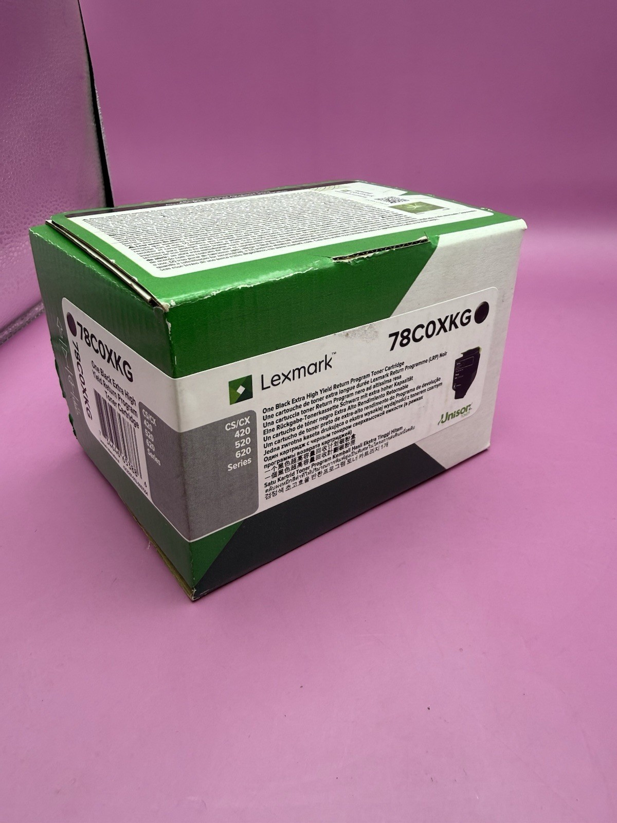Lexmark 78C0XKG Black Extra High Yield Toner Cartridge