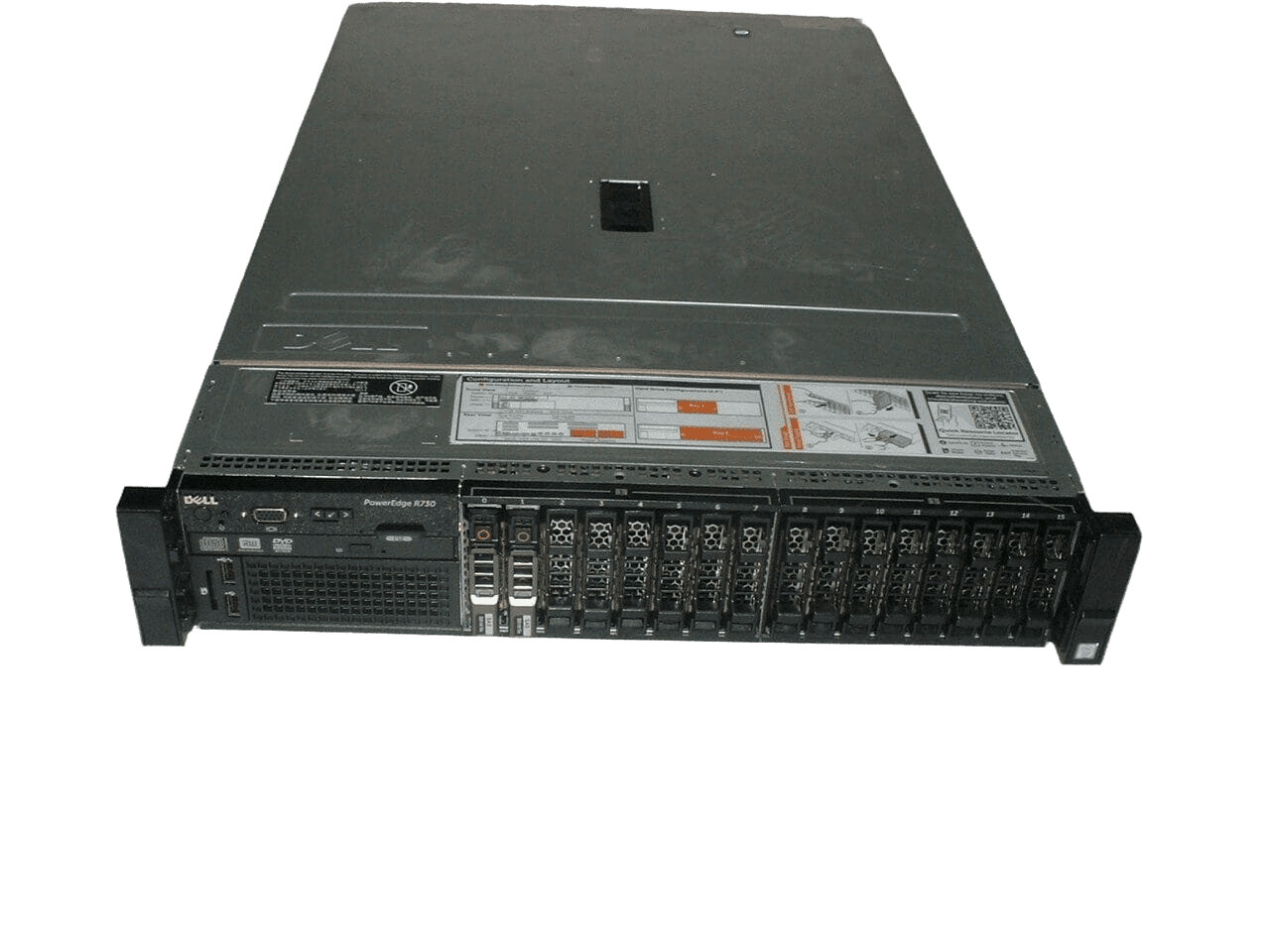 Dell Poweredge R730 16SFF 2x Xeon E5-2667v3 3.2ghz 16-Cores  64gb  H730  16x ...