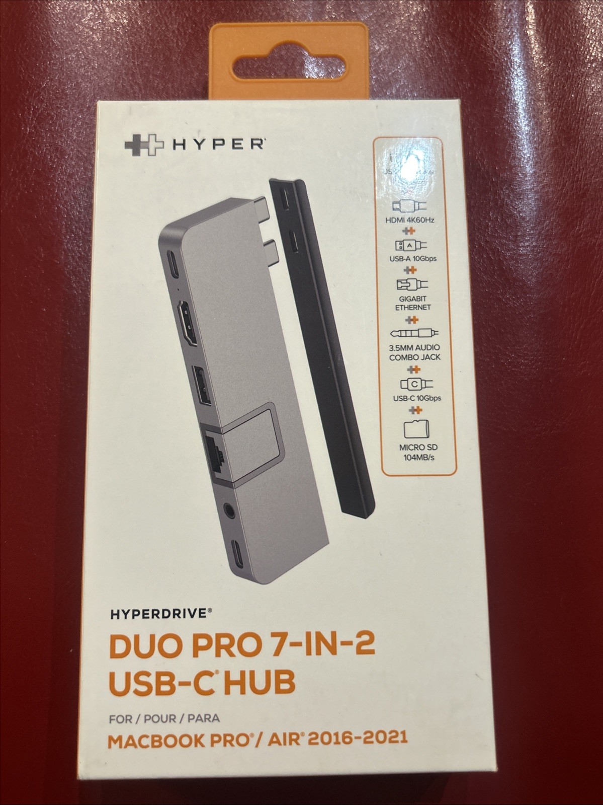 NEW SEALED Hyper HYPERDRIVE DUO PRO 7-in-2 USB-C Hub