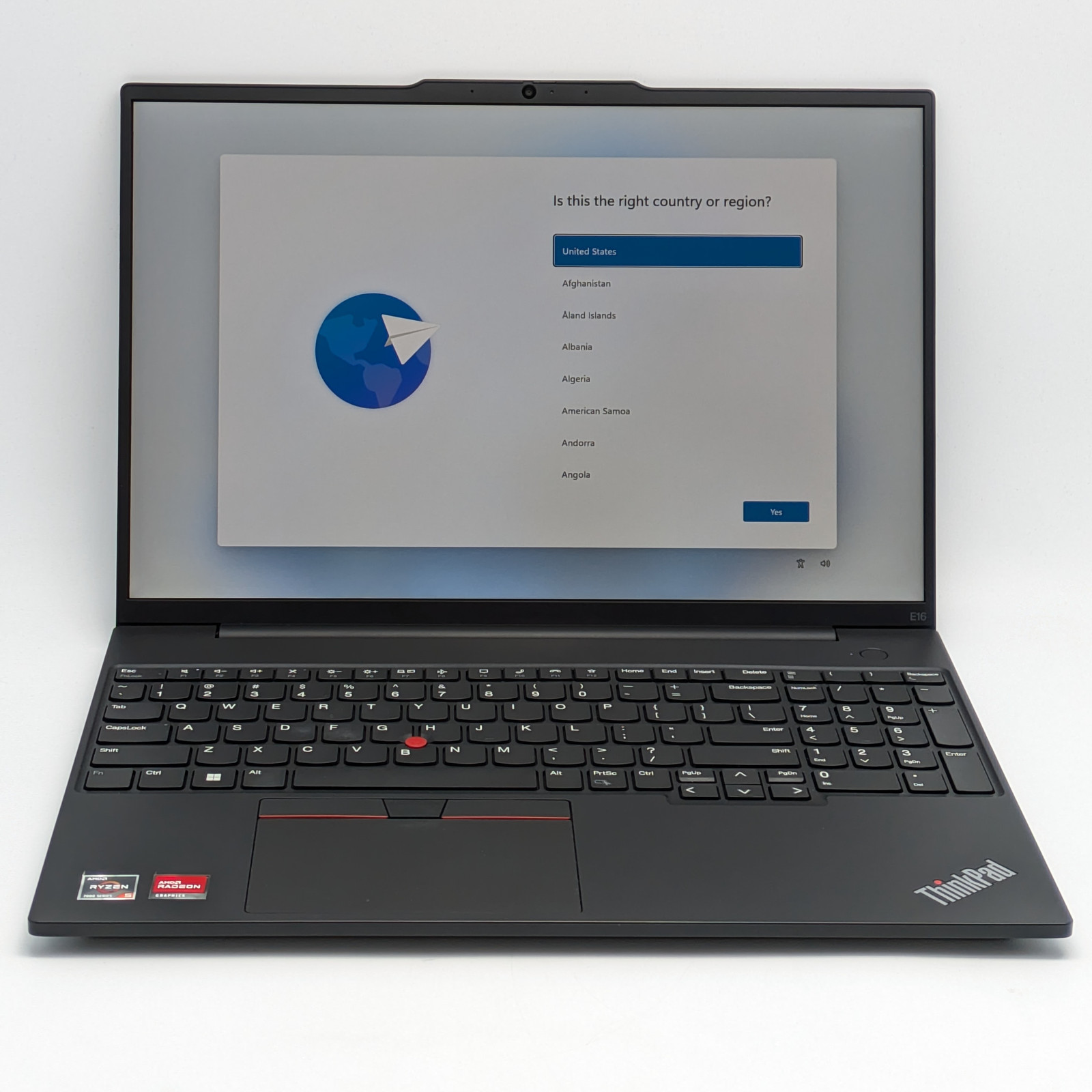 Lenovo ThinkPad E16 Gen 1 16" Ryzen 5 7530U 16GB DDR4 256GB SSD Windows 11 Home