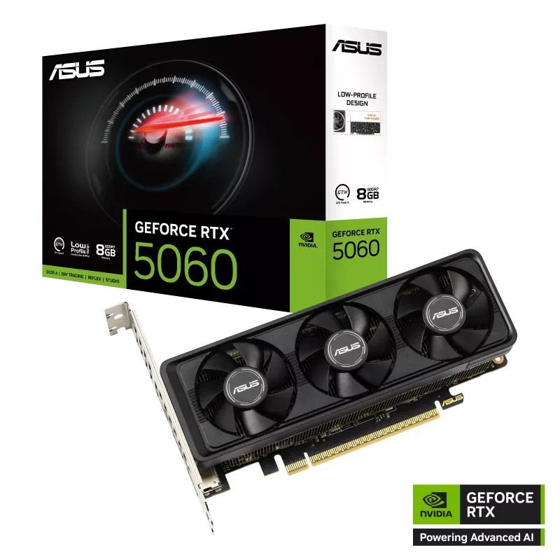 OPEN BOX ASUS NVIDIA GeForce RTX™ 5060 LP BRK 8GB GDDR7 OC Edition Graphics Card