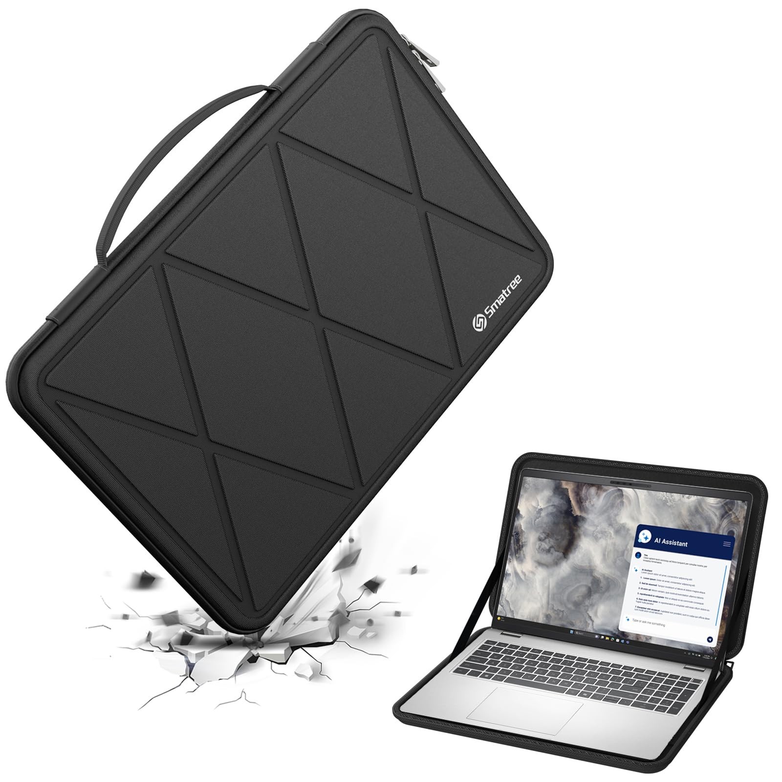 Smatree Hard EVA Protective Case for 16 inch DELL 16 DC16250/16 Plus