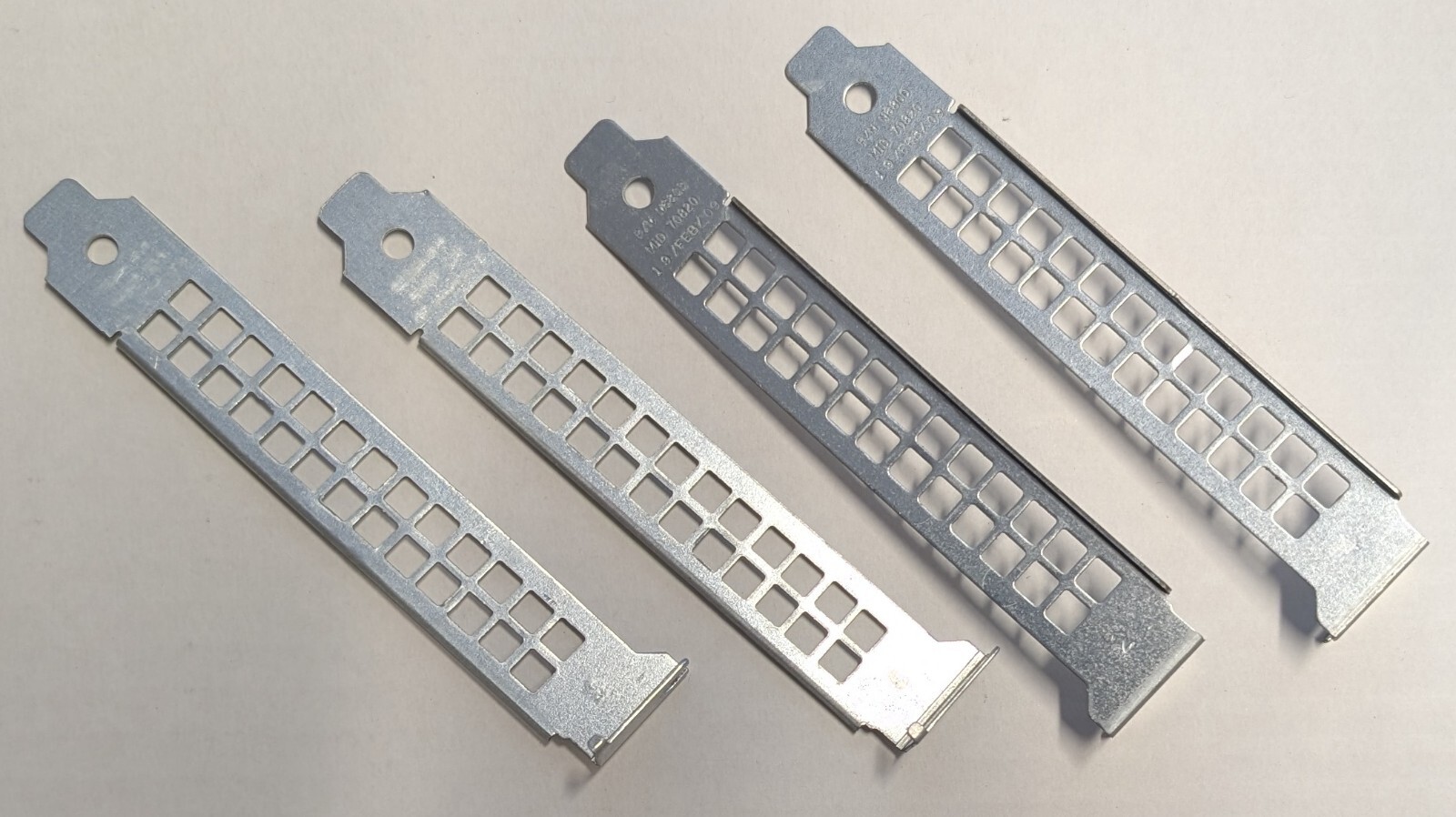 LOT of 4 Dell Optiplex Full Height PCI Blank Slot Cover 7010 960 7020 9020 N680D