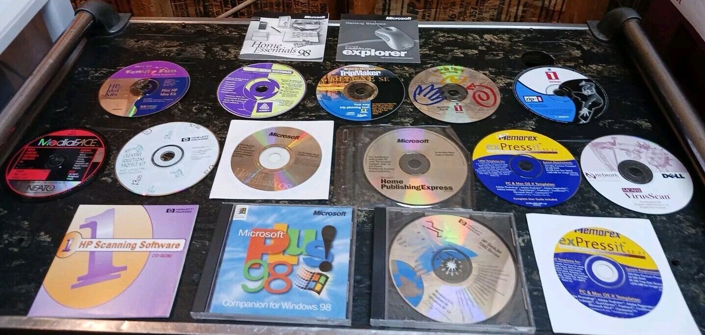 PC Software Lot Microsoft HP iomega And More