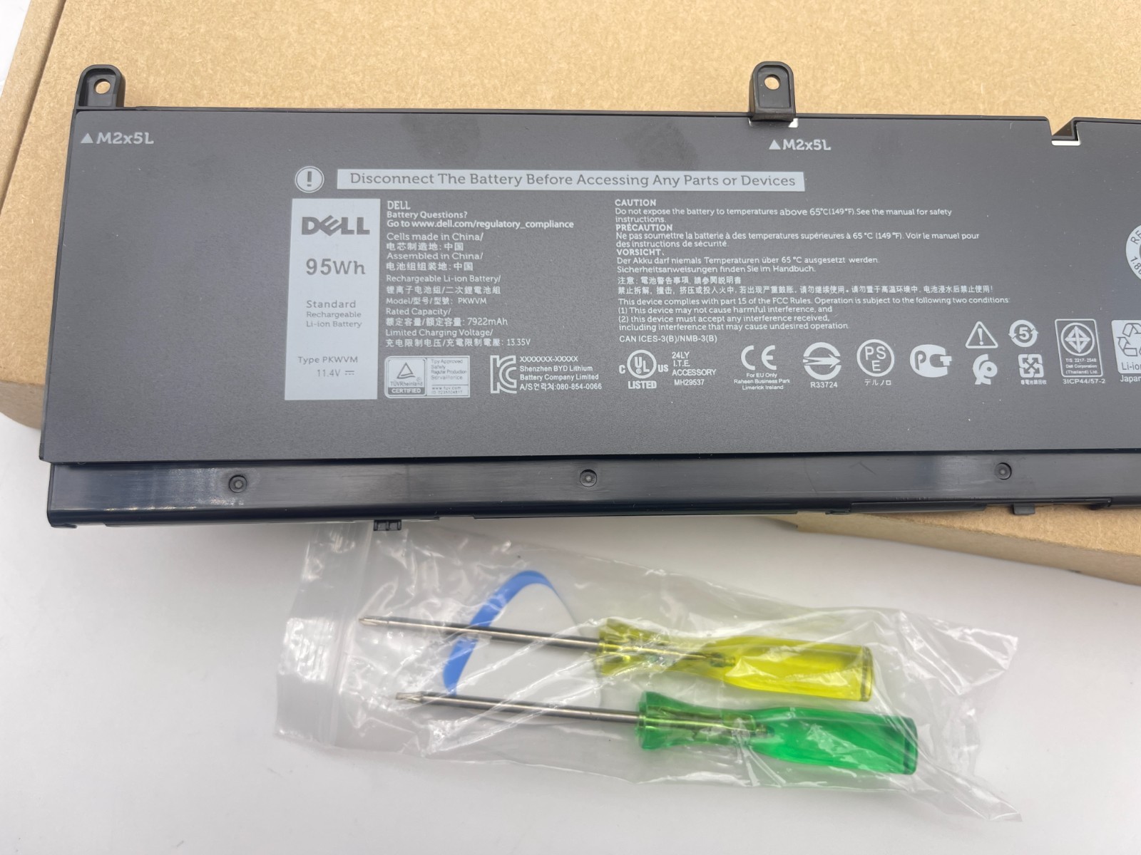 NEW Original PKWVM battery for Dell Precision 7550 7560 7750 7760 P93F P93F002