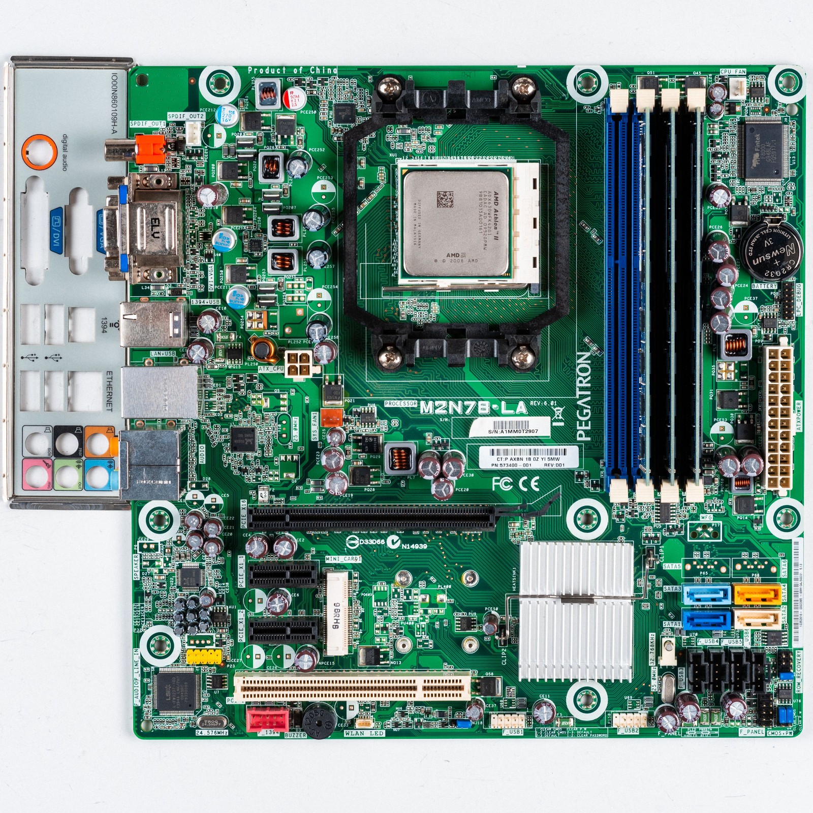 HP Pavilion P6310Y 573400-001 AM3 MicroATX Motherboard DDR3 Tested Good