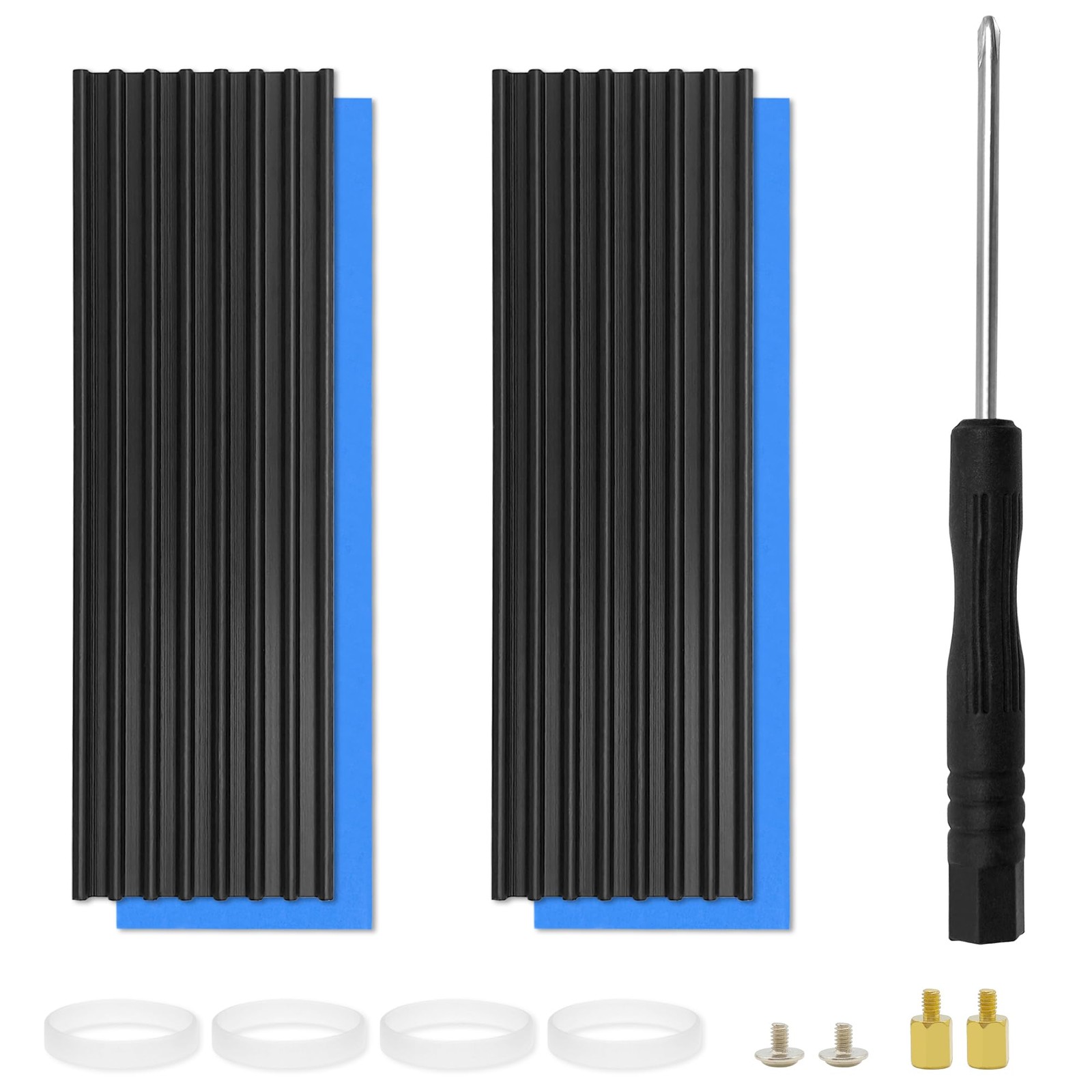 2pcs M.2 SSD Heatsink 2280 NVMe Heat Sink