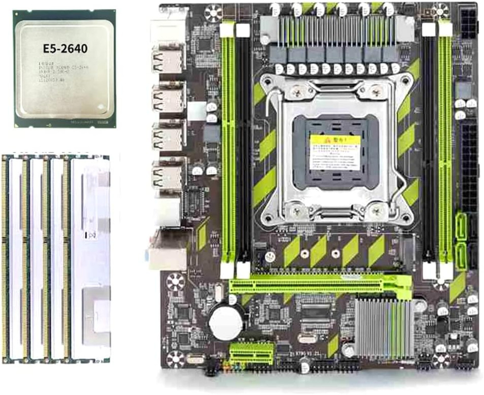 X79 Motherboard Set Xeon E5 2640 CPU E5-2640 with LGA2011 4Pcs X 4GB 