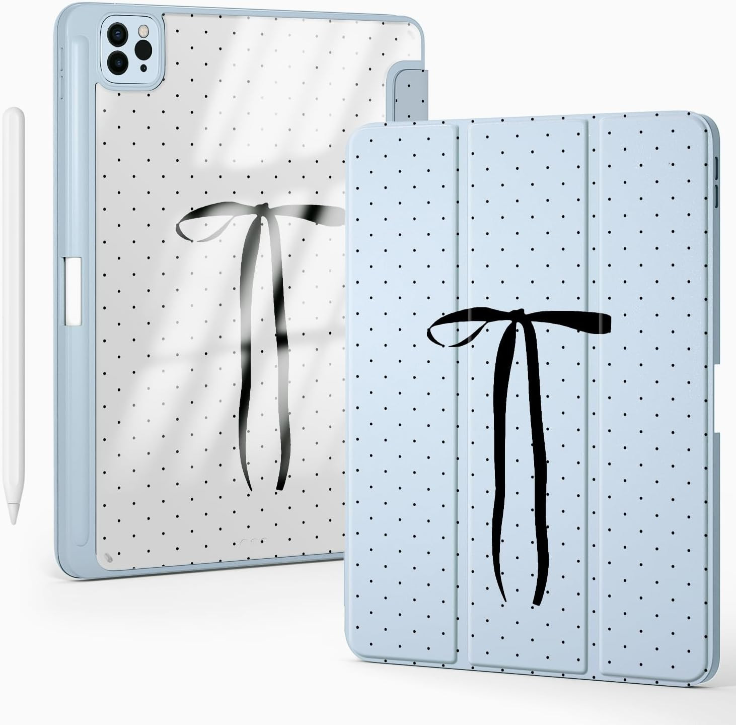 Cute Polka Dot Black Bow for Ipad (A16) 11Th Gen Case 11 Inch 2025, for Ipad 10T