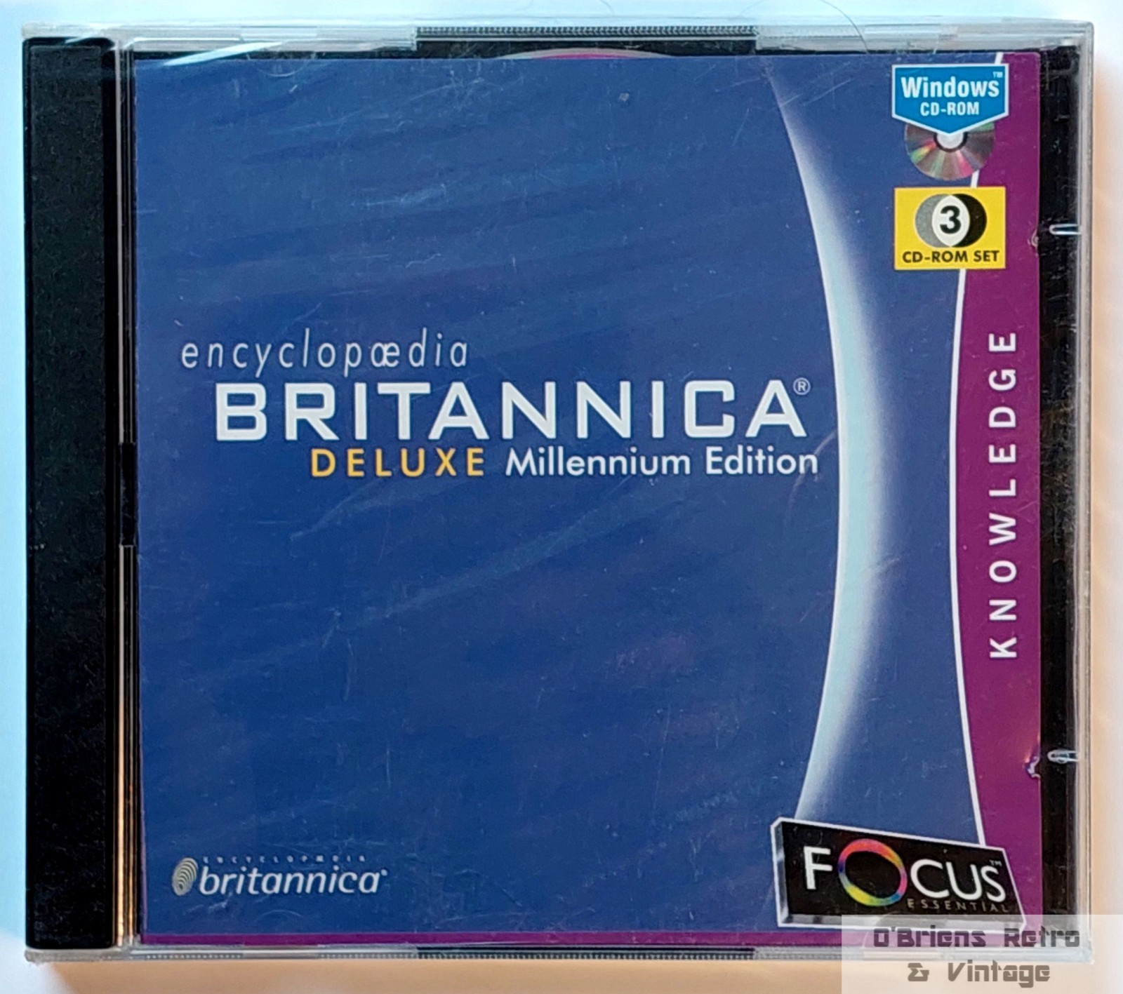 Encyclopædia Britannica – Deluxe Millennium Edition – 3‑CD Set – PC
