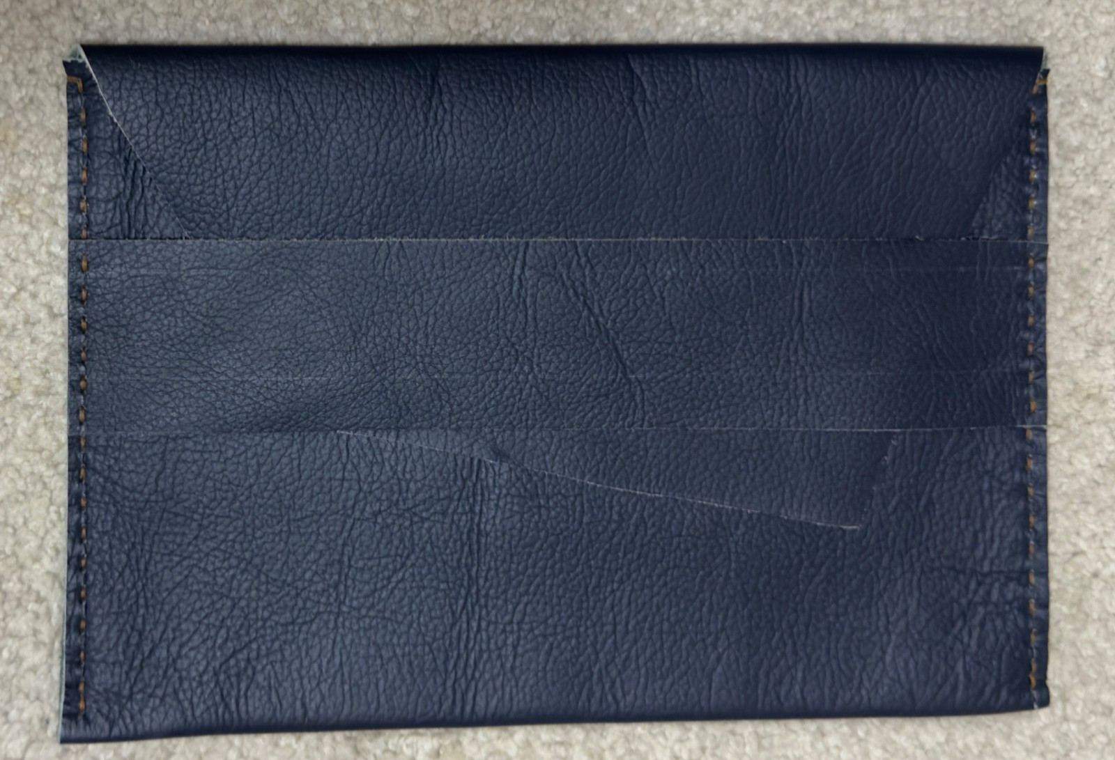 Midnight 100% Handcrafted Genuine Leather iPad Mini & Book Sleeve