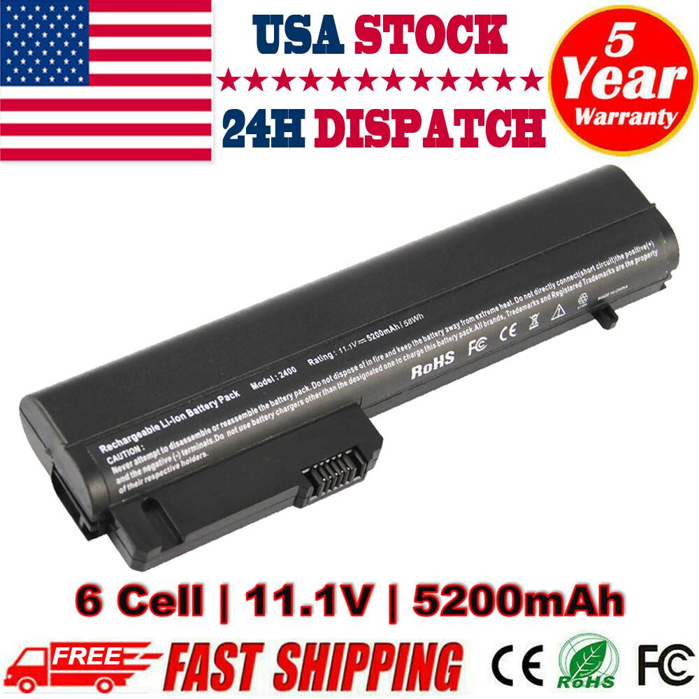 Replace 593586-001 Battery Fit For HP Elitebook 2540p Laptop Notebook