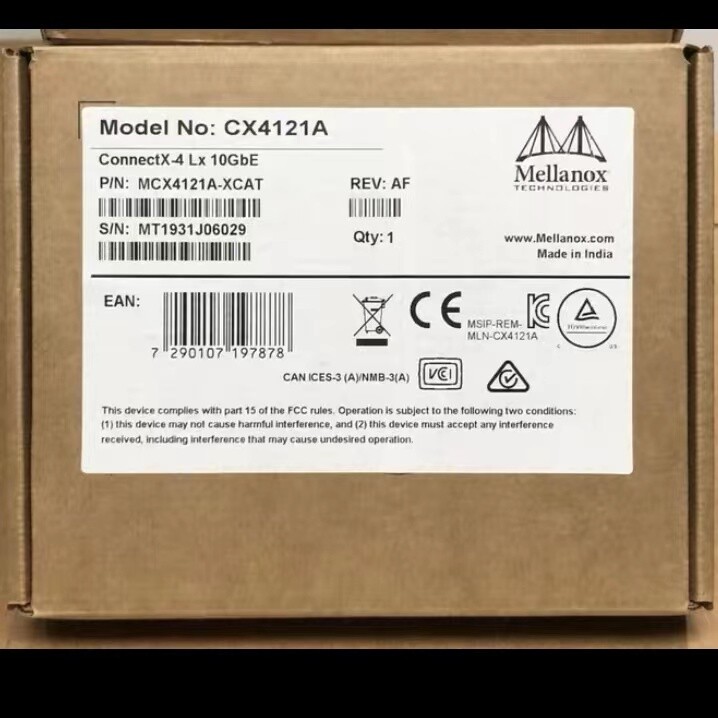MELLANOX MCX4121A-XCAT MCX4121A-XCAT 10G Dual-port fiber optic network card