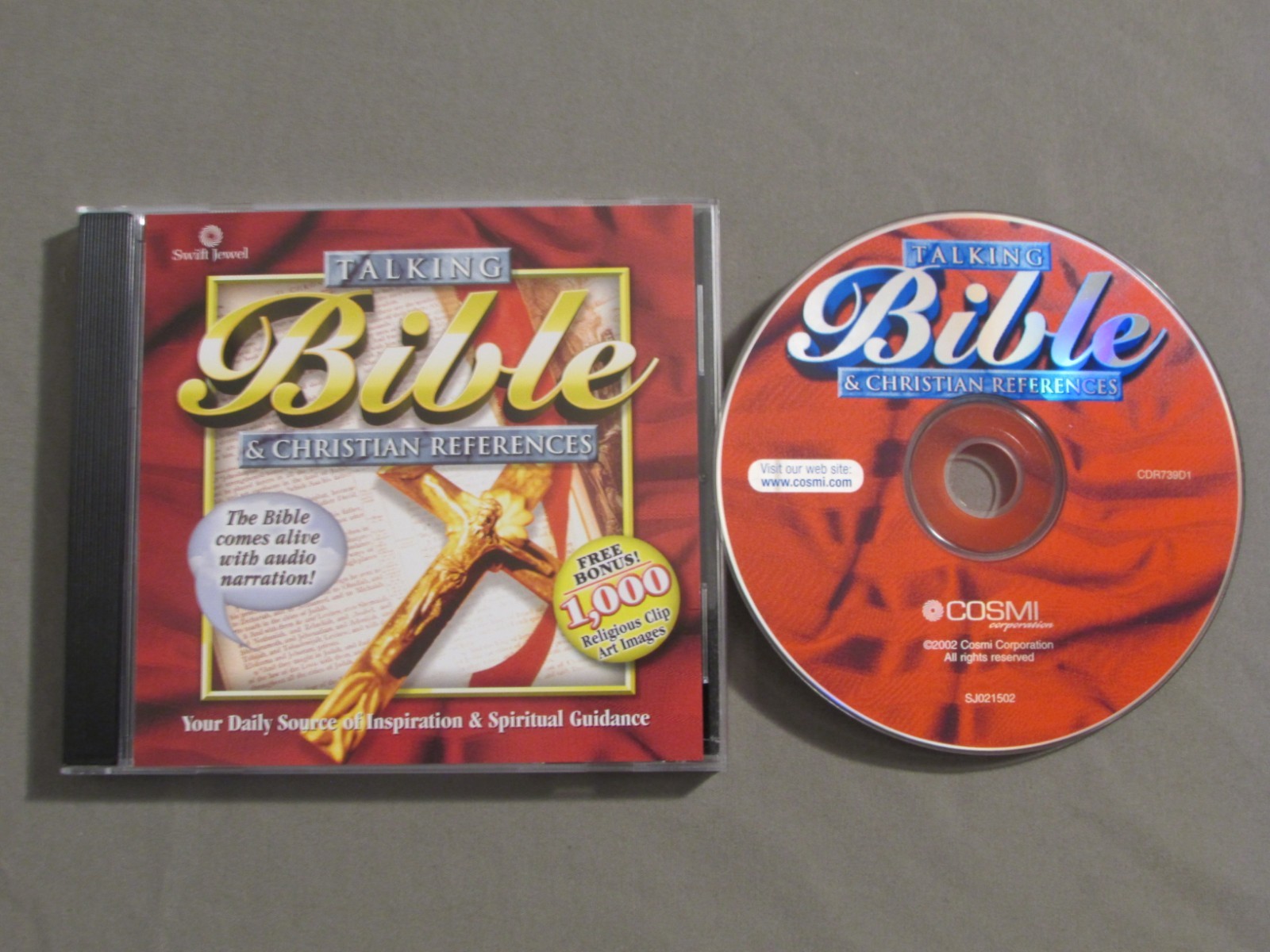 Talking Bible & Christian References CD-ROM Daily Inspiration & Spiritual Guide