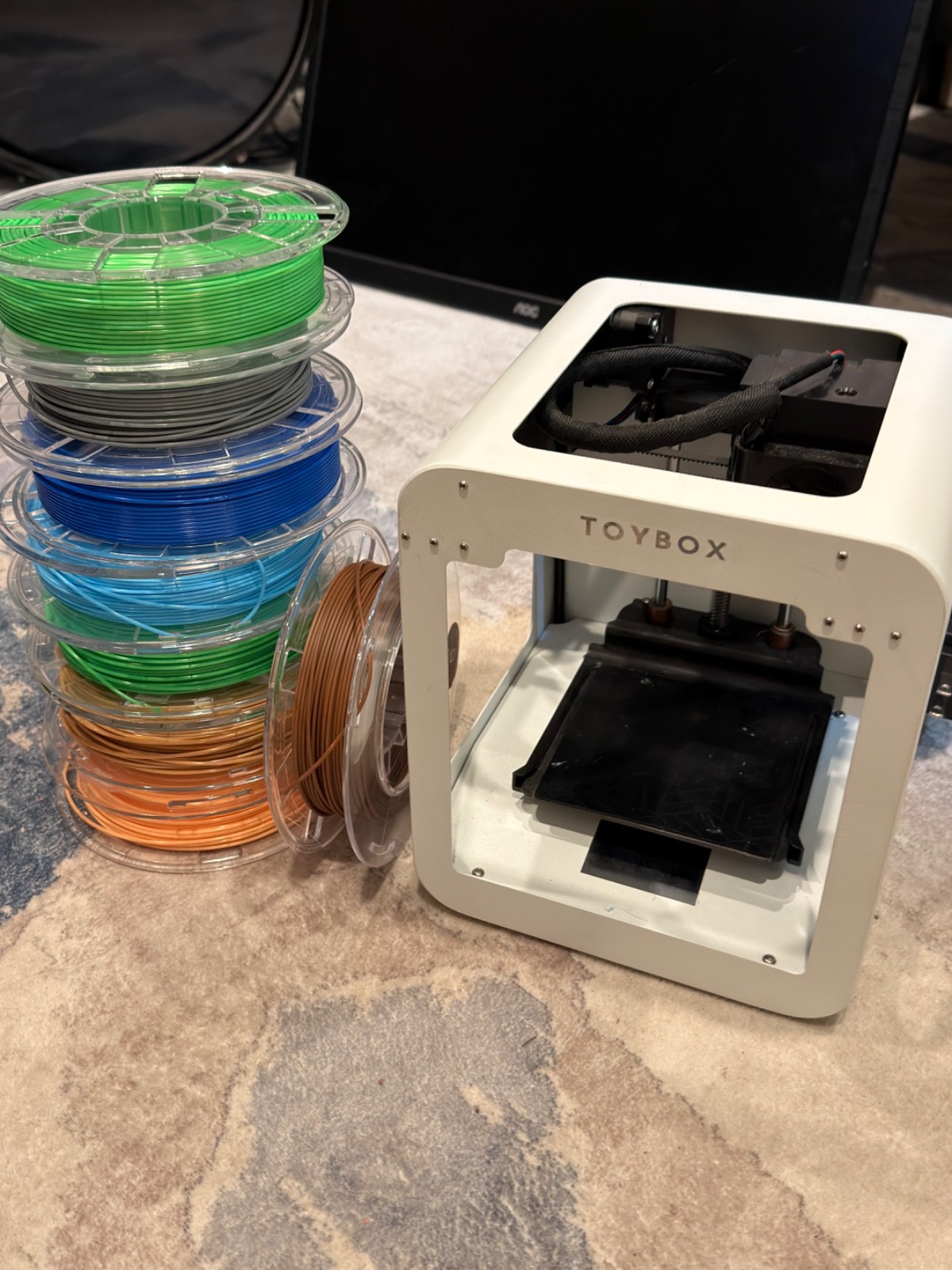 toybox alpha 1 3D printer safe for kids (with filament)