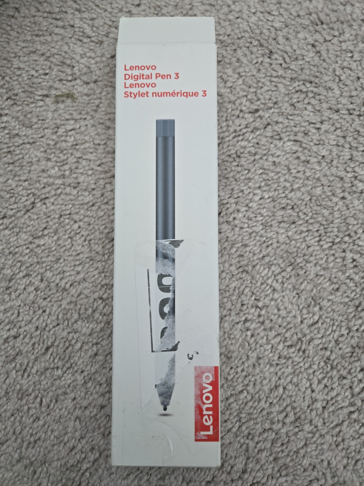 Lenovo Digital Pen 3 for Laptops, Supports Multiple Protocols, Advanced Tilt Rec