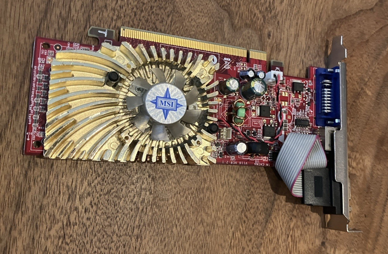 nVidia MSI GeForce 8400 Model V116 N8400GS-TD256 Computer Gaming Graphics Card
