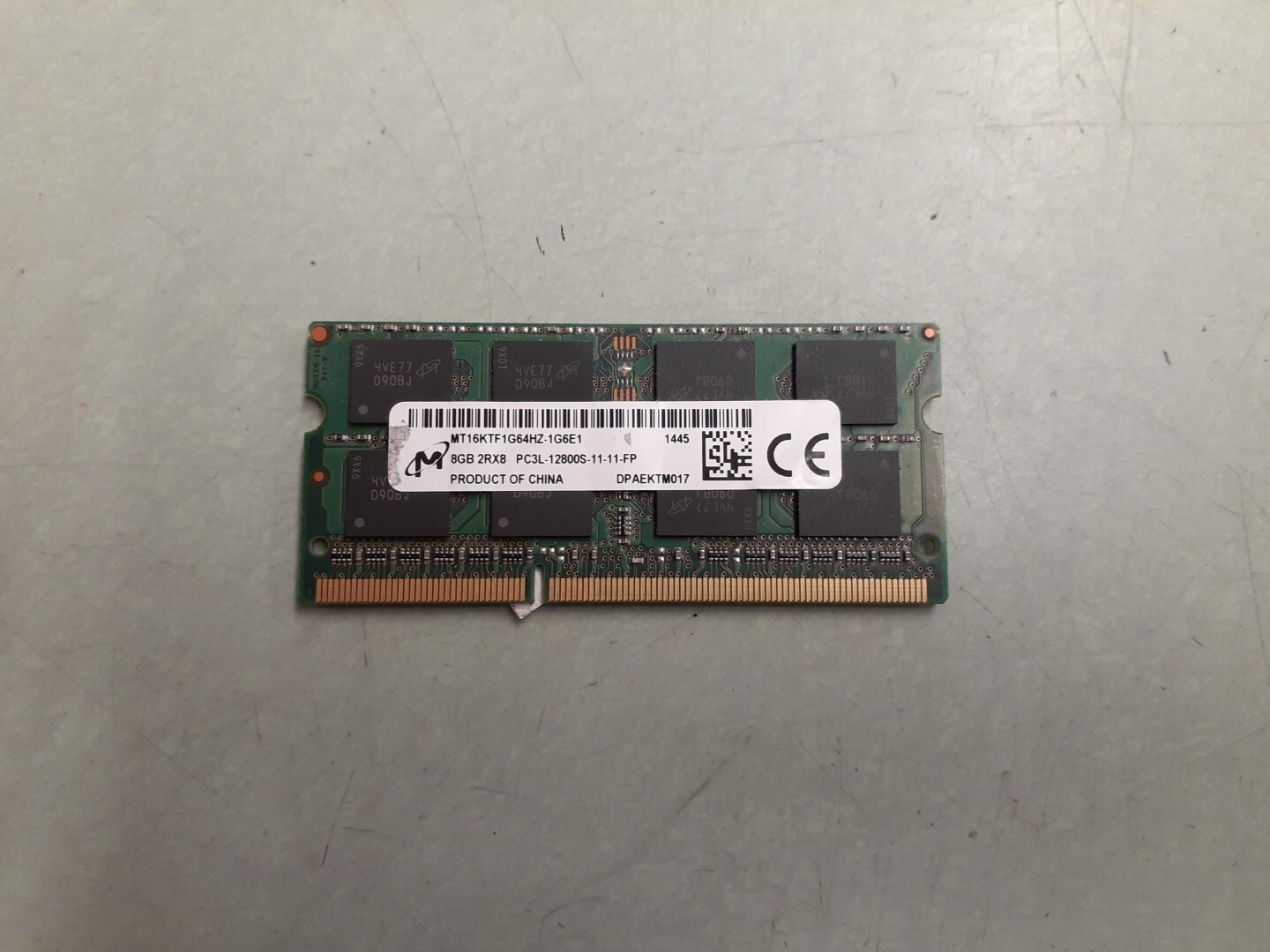 Micron 8GB 2RX8 PC3L-12800S NON-ECC Unbuffered RAM MT16KTF1G64HZ-1G6E1 1445