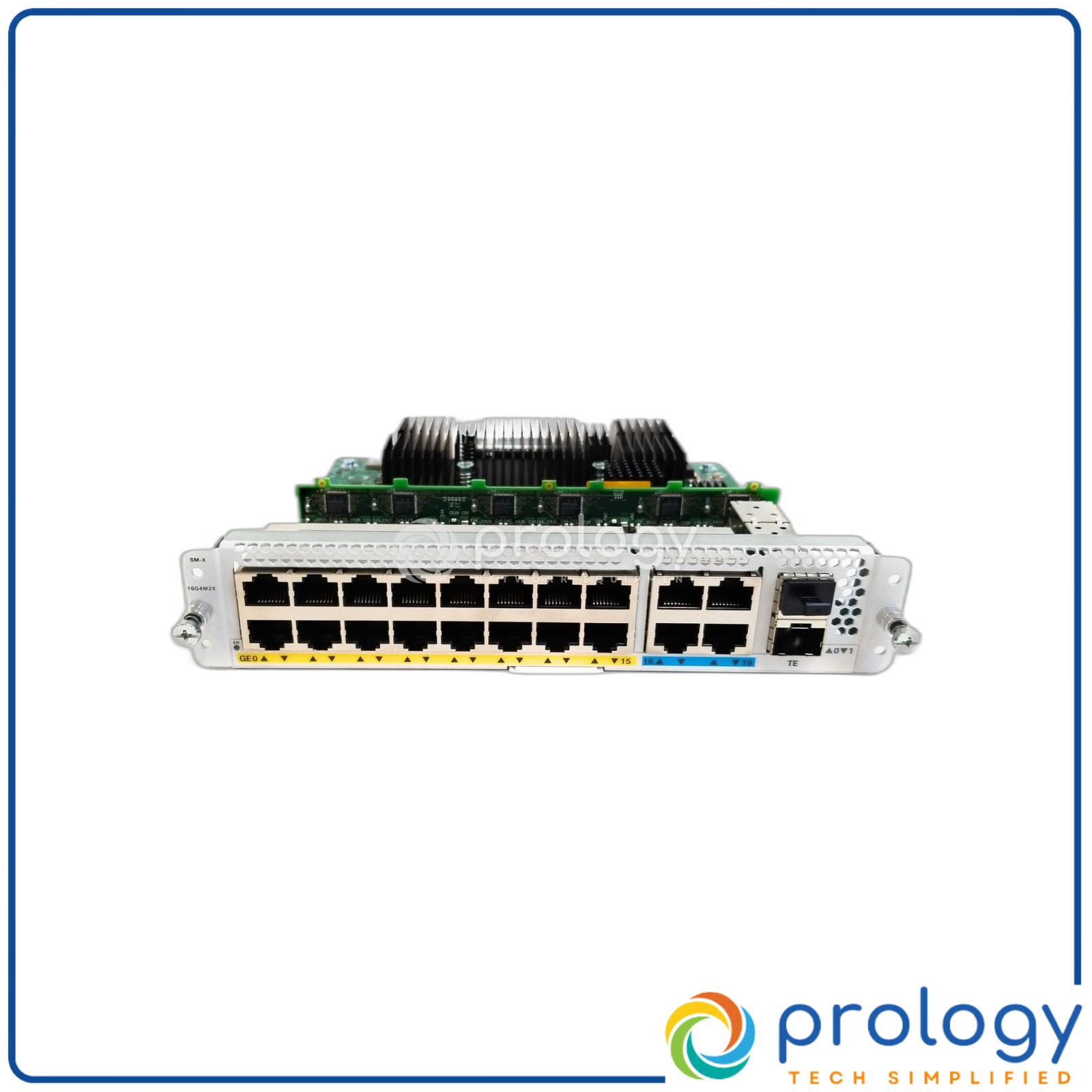 Cisco SM-X-16G4M2X 16-port 1G, 4-port 2.5 mGig & 2-port 10G SFP/SFP+