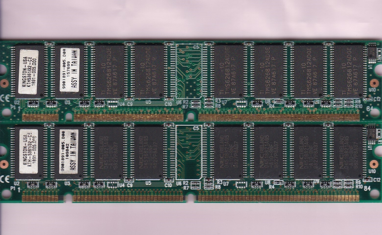 64MB 2x32MB PC-66 KINGSTON KTH5361/32-CD PC66 3.3V 4Mx64 SDR Desktop RAM Kit