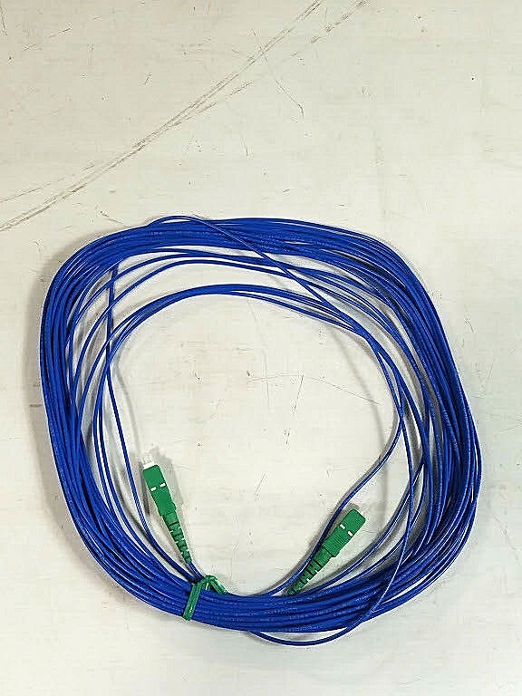Fiberdyne Bl Sm Smplx B/I Riser, 2.0mm SC/APC-SC/APC, 15M; Part #F9C11R2GCBB15MB