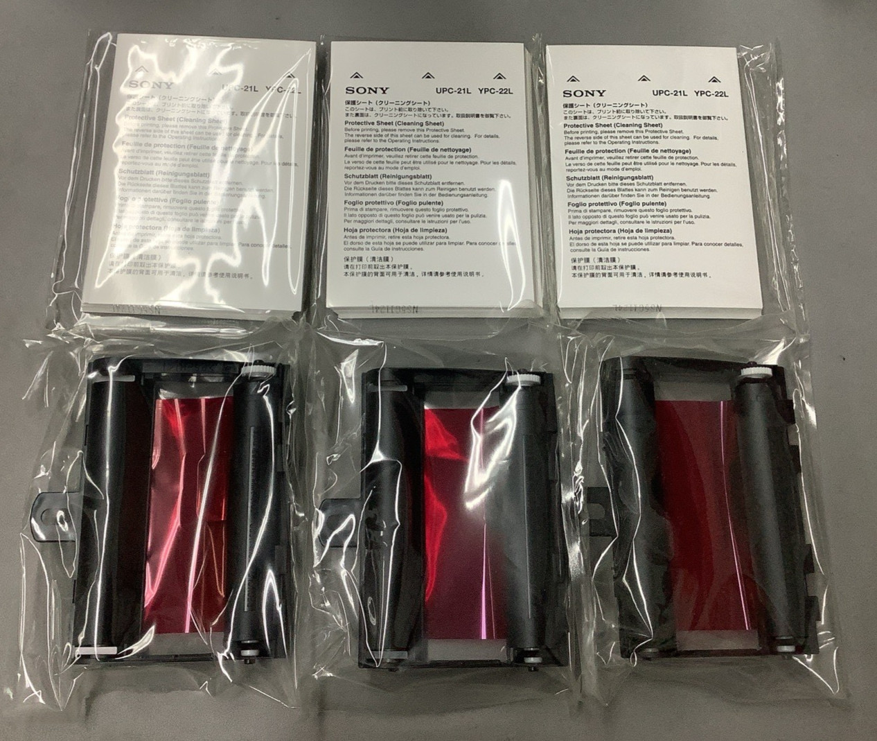 Sony UPC-21L Color Printing Pack (3) Large,  for Medical/Video Printers(B310)