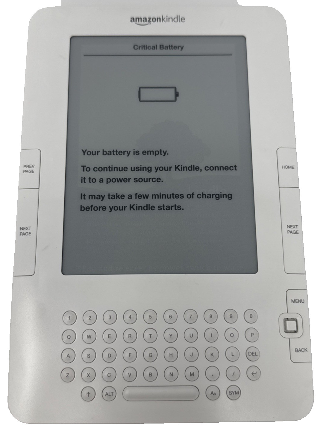 Amazon Kindle 2nd Generation D00701 White eReader Parts Repair